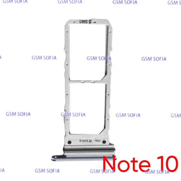 Bandeja Sim para Samsung Galaxy Note 10 / N970 - Plata