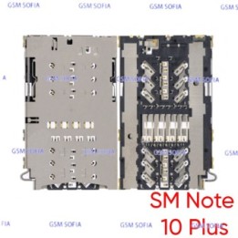Modulo de Lector de Tarjeta Sim Para Samsung Galaxy Note 10 Plus / N975