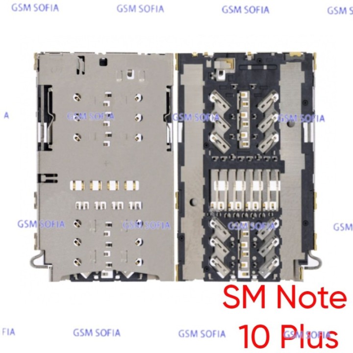 Modulo de Lector de Tarjeta Sim Para Samsung Galaxy Note 10 Plus / N975