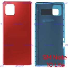 Tapa Trasera  para Samsung Galaxy Note 10 Lite / N770 - Rojo