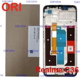 Servipack Caja Pantalla completa ori con marco Para OPPO Realme C35 / RMX3511