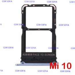 Bandeja Sim Micro SD Para Xiaomi Mi 10 / Mi 10 Pro - Azul