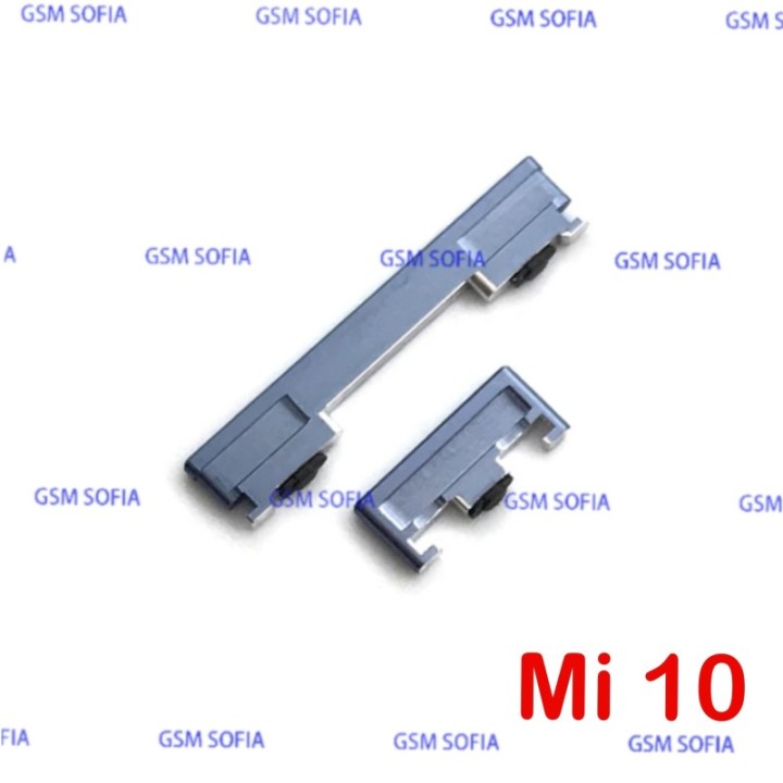 Pulsador Botón lateral Para Xiaomi Mi 10 / Mi 10 Pro - Azul