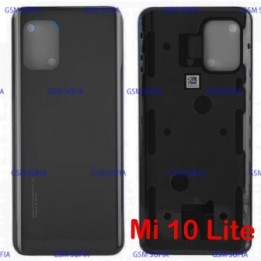 Tapa trasera Para Xiaomi Mi 10 Lite 5G / Mi 10 Lite - Negro