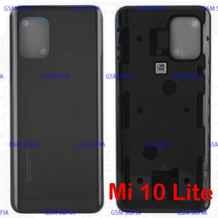 Tapa trasera Para Xiaomi Mi 10 Lite 5G / Mi 10 Lite - Negro