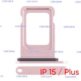 Bandeja sim Para IPhone 15 / IPhone 15 Plus - Rosa