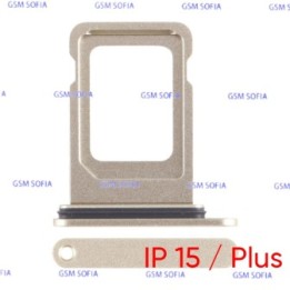 Bandeja sim Para IPhone 15 / IPhone 15 Plus - Oro