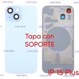 Tapa Trasera con Soporte Para IPhone 15 Plus - Azul