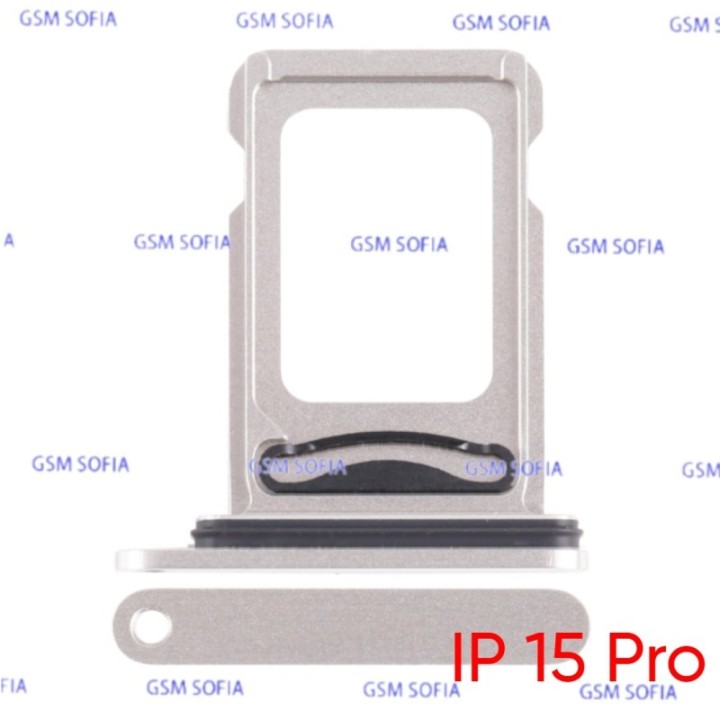 Bandeja sim Para IPhone 15 pro / IPhone 15 Pro Max - Blanco