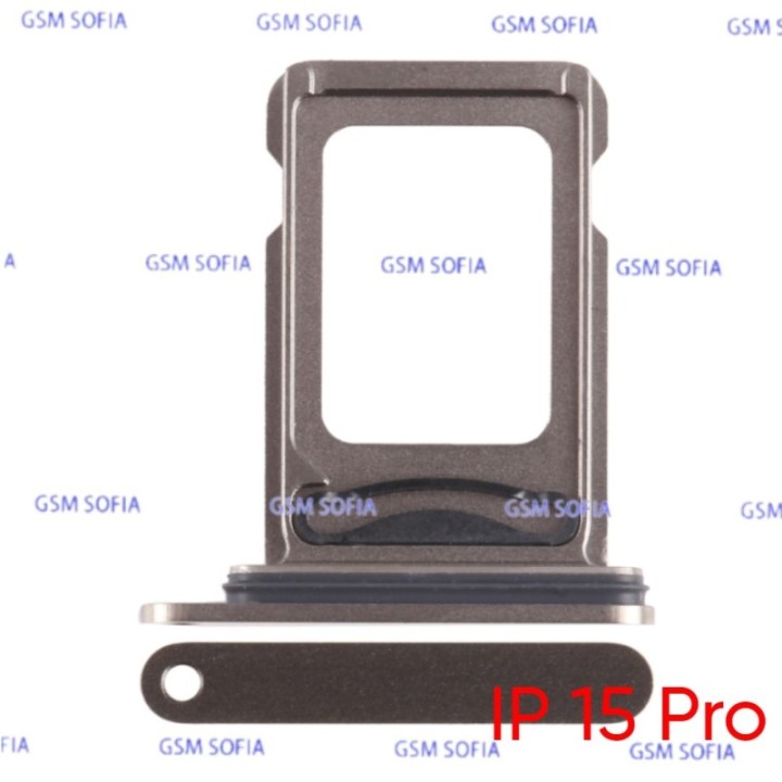 Bandeja sim Para IPhone 15 pro / IPhone 15 Pro Max - Titanic