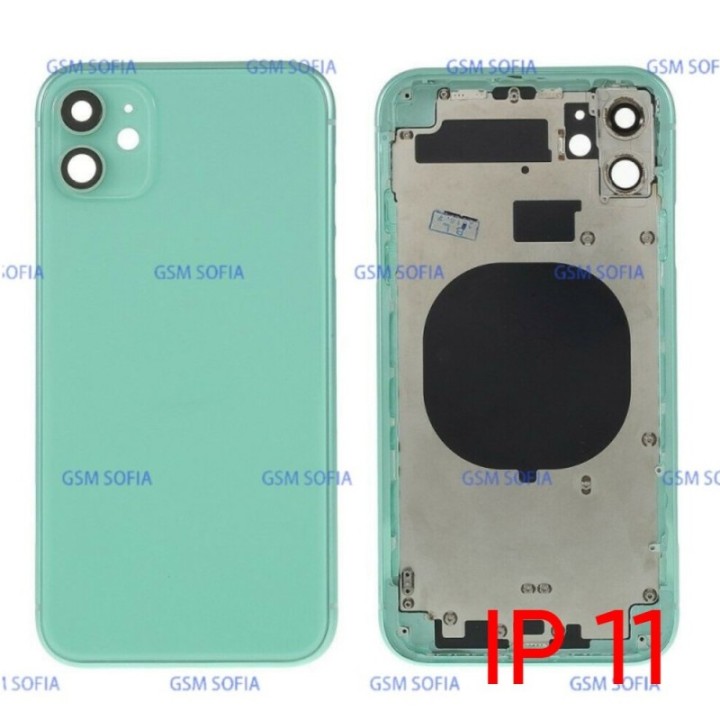 Chasis De Pantalla / Tapa Con Marco Para IPhone 11 - Verde