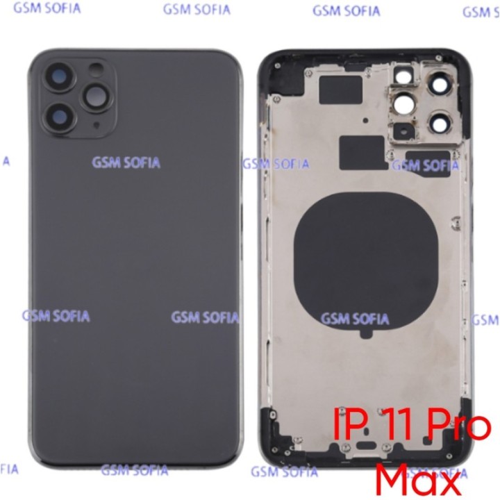 Chasis De Pantalla / Tapa Con Marco Para IPhone 11 PRO MAX - Negra