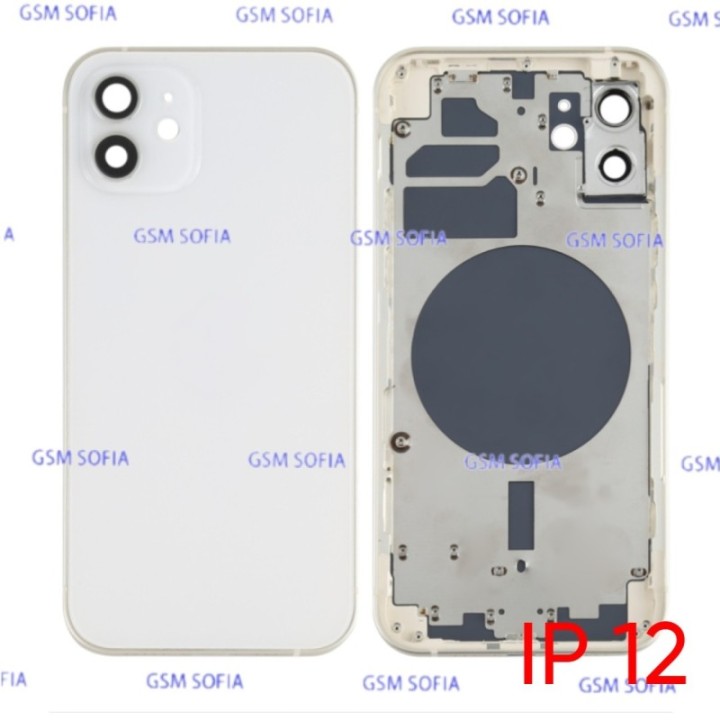 Chasis De Pantalla sin flex / Tapa Con Marco Para IPhone 12 - Blanca