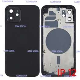 Chasis De Pantalla sin flex / Tapa Con Marco Para IPhone 12 - Negra