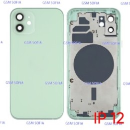 Chasis De Pantalla sin flex / Tapa Con Marco Para IPhone 12 - Negra