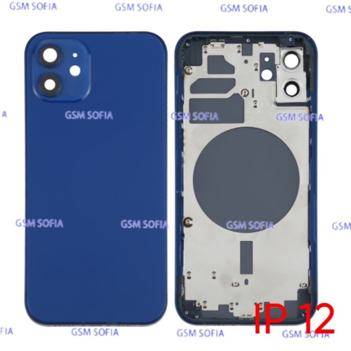 Chasis De Pantalla sin flex / Tapa Con Marco Para IPhone 12 - Azul