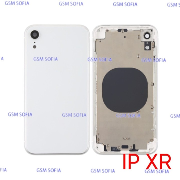 Carcasa / chasis trasera / tapa trasera para iPhone xr - Blanca
