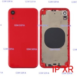 Carcasa / chasis trasera / tapa trasera para iPhone xr - Roja