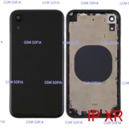 Carcasa / chasis trasera / tapa trasera para iPhone xr - Negra