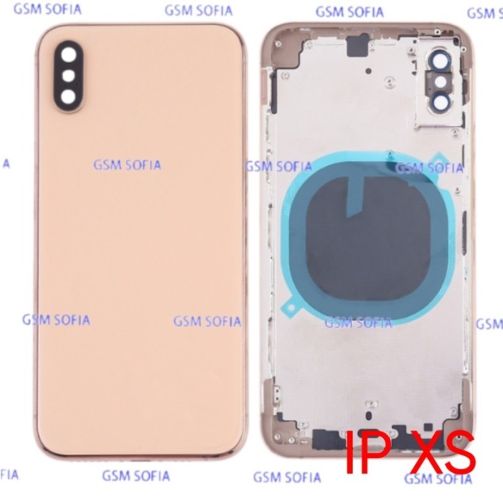 Chasis De Pantalla / Tapa Con Marco Para IPhone XS - Oro