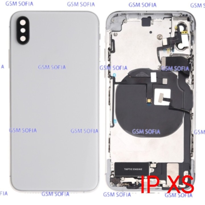 Chasis De Pantalla / Tapa Con Marco Para IPhone XS con flex - Blanca