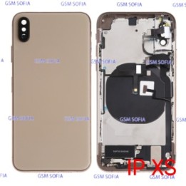 Chasis De Pantalla / Tapa Con Marco Para IPhone XS con flex - Oro