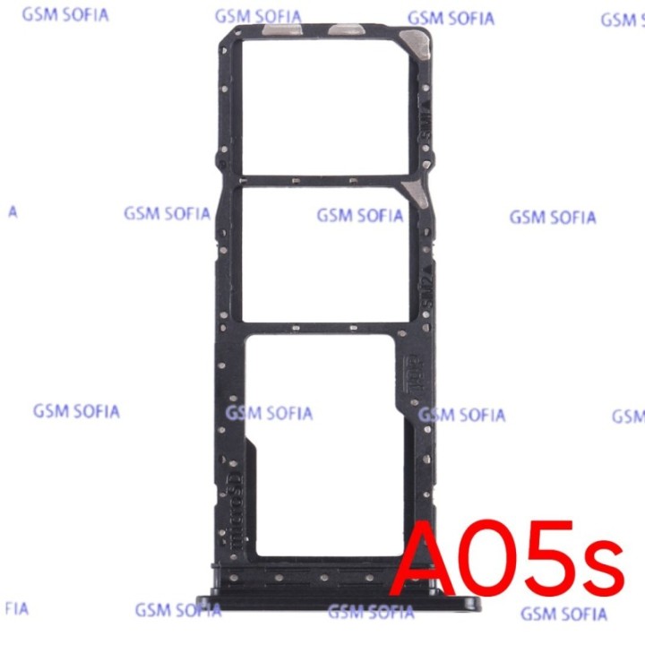 Bandeja sim + SD Para Samsung Galaxy A05S / A057 - Negro