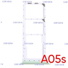 Bandeja sim + SD Para Samsung Galaxy A05S / A057 - Verde