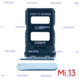 Bandeja sim + SD Para Xiaomi Mi 13 - Azul