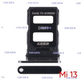 Bandeja sim + SD Para Xiaomi Mi 13 - Negro