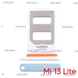 Bandeja sim + SD Para Xiaomi Mi 13 Lite - Azul