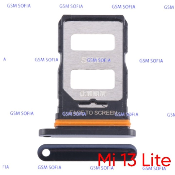 Bandeja sim + SD Para Xiaomi Mi 13 Lite - Negro