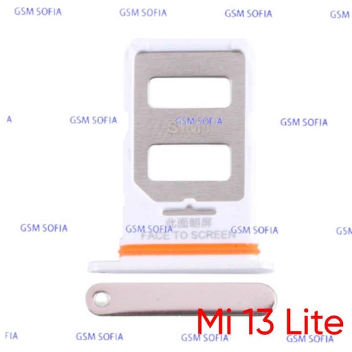 Bandeja sim + SD Para Xiaomi Mi 13 Lite - Rosa
