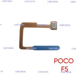 Flex huella + Power Para PocoPhone F5 / Poco F5 -  Azul