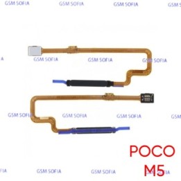 Flex huella + Power Para PocoPhone M5 / Poco M5 - Negro
