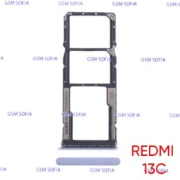 Bandeja sim + SD Para Redmi 13C - Lila