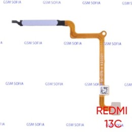 Flex huella + Power Para Redmi 13C - Lila