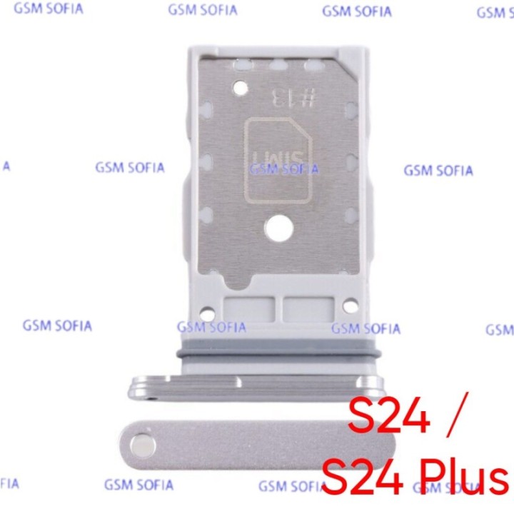 Bandeja sim + SD Para Samsung Galaxy S24 S921B /S24 Plus S926B - Crema