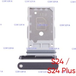 Bandeja sim + SD Para Samsung Galaxy S24 S921B /S24 Plus S926B - Negro