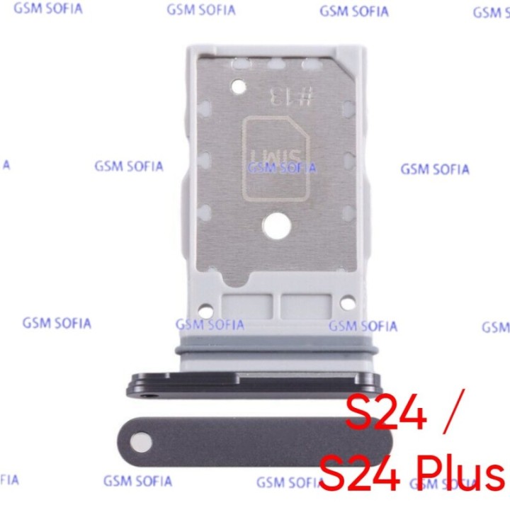 Bandeja sim + SD Para Samsung Galaxy S24 S921B /S24 Plus S926B - Negro