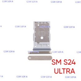 Bandeja sim + SD Para Samsung Galaxy S24 Ultra / S928B - Crema
