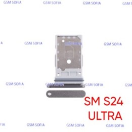 Bandeja sim + SD Para Samsung Galaxy S24 Ultra / S928B - Negro