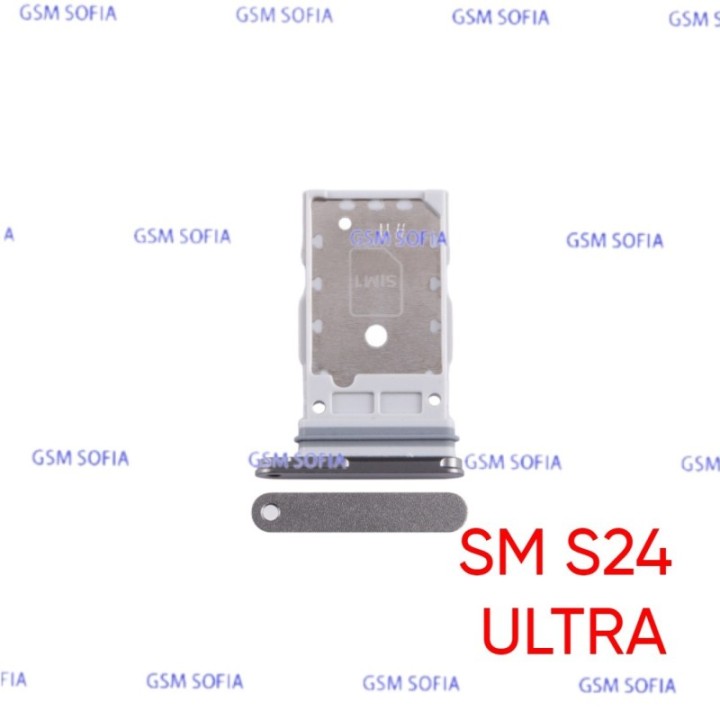 Bandeja sim + SD Para Samsung Galaxy S24 Ultra / S928B - Negro