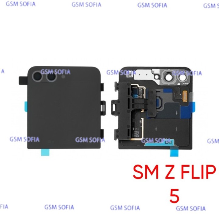 Tapa Superior ori  con Pantalla LCD Para Samsung Galaxy Z Flip 5 5G / F731 - Negro