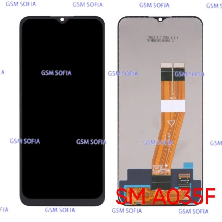 Pantalla Completa compatible sin marco para Samsung Galaxy A03 / A035F Version: 160mm