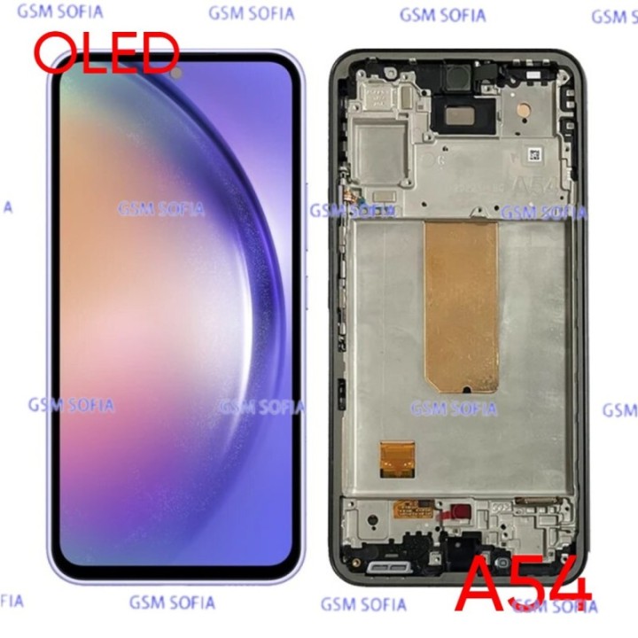 Pantalla completa oled con marco Para Samsung Galaxy A54 5G / A546 - Negro
