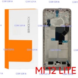 Pantalla Completa original con marco para Xiaomi MI 12 Lite - Plata