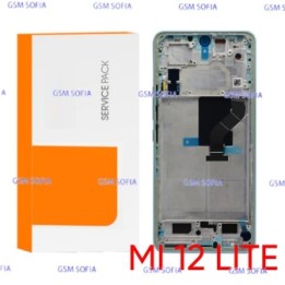 Pantalla Completa original con marco para Xiaomi MI 12 Lite - Azul