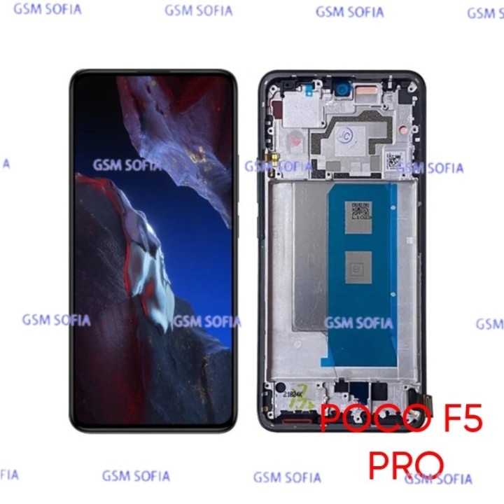 Pantalla Completa Ori con marco Para Pocophone F5 Pro 5G / Poco F5 Pro - Negro
