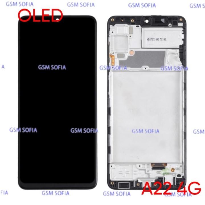 Pantalla completa oled con marco para Samsung Galaxy A22 4G / A225